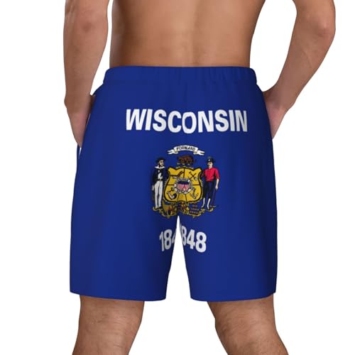 Short de bain homme anti-frottement doublure de compression - 4