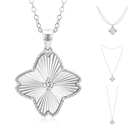 Handmade Gold plated 925 Sterling Silver Long Pendant Necklaces for Women,Moissanite Diamond Fashion Double Layered Dainty Necklaces,Jewelry for women,Birthday Gift for Mother Wife Girlfriend Sister,lady bestfriends party anniversary days valentinesday Gift