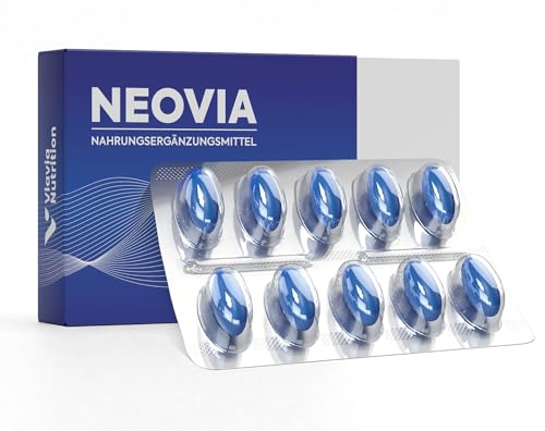 NEOVIA Hochdosierte Formel für aktive Männer - Sofortwirkung - Natürlicher Performance Booster für Energie & Ausdauer - Extra Stark mit Ginseng Citrullin Arginin und Vitamin C