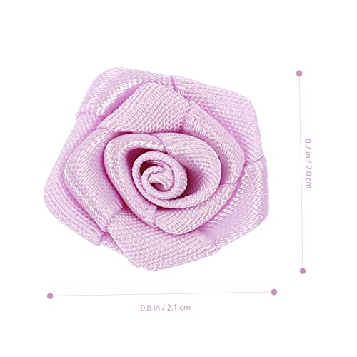 Fleurs ruban polyester pour projets créatifs artisanaux et accessoires de mode - 5