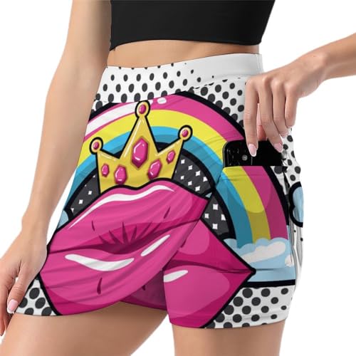 Jupe short de golf et tennis pour femme active idéale pour course et running
