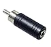 Besmelody 5-Pack 3.5mm Female Mono Plug to RCA Male Jack Audio Adapter Connector