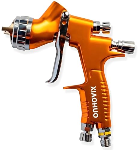 Auto Body Professional Paint Spray Guns kit Automotive air hvlp Spray Gun car Paint Gun Gravity kit Pro TE20 Lite for All Auto Paint Topcoat and Touch-Up 1.3mm Tip 600CC Plastic Cup