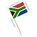 GentleGirl 100 Pcs South Africa Flag South African Toothpick Flags Small Mini South African Cupcake Toppers Stick Flags Decorations