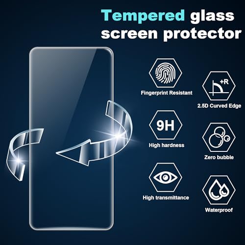 Image of for Nothing Phone (4a) Pro Screen Protector with Camera Lens Protector,9H Hardness Anti-Scratch Tempered Glass flim, Case Friendly, Anti-Fingerprint,Anti-Scratch (2+2 PACK)