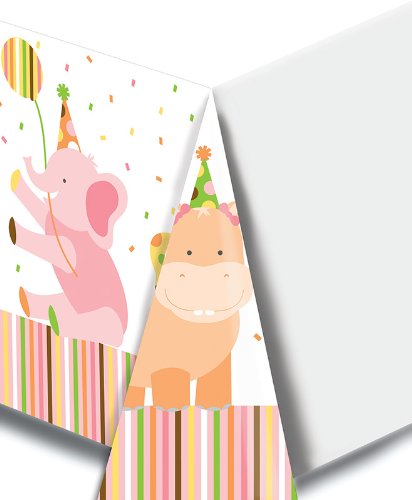 Creative ConvertingSweet At One - Girl Plastic Tablecover