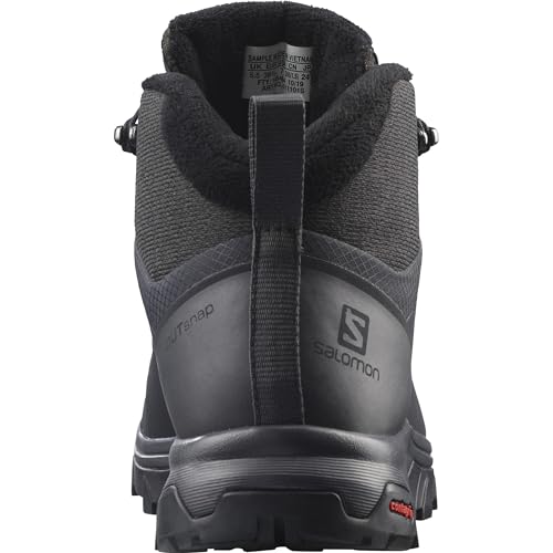 Salomon Salomon Women's OUTsnap CSWP W Snow Boots, Black/Ebony/Black, 7