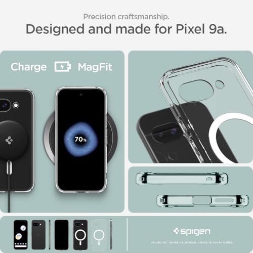 Image of Spigen Ultra Hybrid MagFit for Pixel 9a Case, White