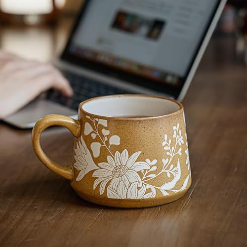 Taza de cerámica para café 16oz color negro miniatura 4