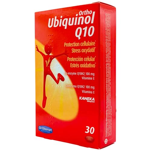 Orthonat Ortho Ubiquinol Q10 30 Perlas - Coenzima Q10 Activa de Máxima Absorción - Potente Antioxidante, Energía Celular y Salud Cardiovascular - Combate la Fatiga y el Envejecimiento