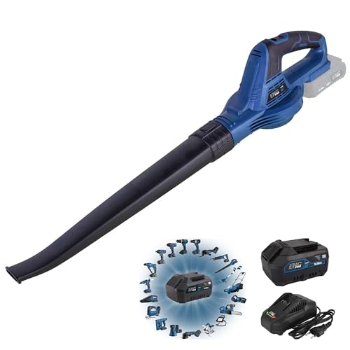 Eng Pro Soffiatore A Batteria Soffiatore Foglie 20V| Linea Professionale A Batteria One4All | Potenza Di Soffiaggio 68 M3/H E Velocità Aria 180 Km/H (