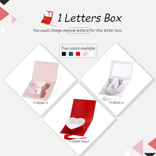 Geoto 8"x6"x2" Bulk Pink/Red/White/Black Single Heart Shaped Valentine's Day Treat Fillable Gift Packaging Box 1 Pack (White with Window, Pack of 1) by Geoto - Image 5