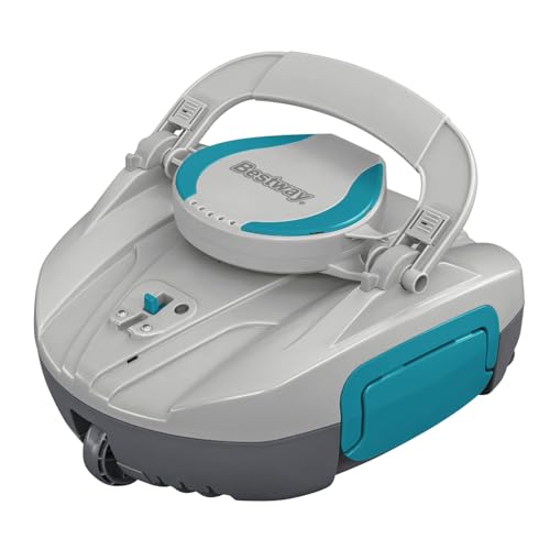 Bestway Robotic Pool Cleaner Cordless Pool Vacuum for Above Ground Pool 30Mins Cleaning Time Automatic Robot Pool Vacuum