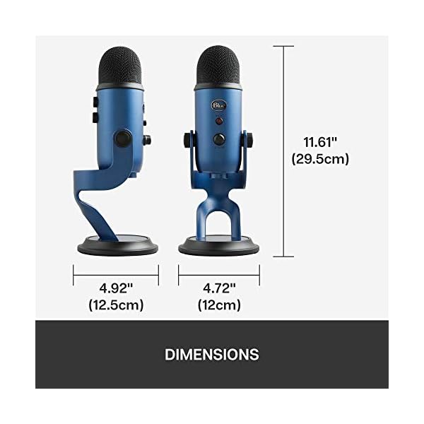 Blue Yeti X Professionelles Kondensator-USB-Mikrofon, Hochauflösende Messung und Blue VO!CE Effekte, LED-Beleuchtung für… – Bild 13