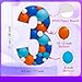 Mosaic Balloon Numbers Frame Marquee Light Up Number 3 Pre-Cut Large Foam Board Sign Cut-Out for Boy Girl Birthday Backdrop Anniversary Decoration