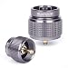 G-WORKS LPG Adapter/Camping Propane Small Tank Input and a Lindal Valve Output