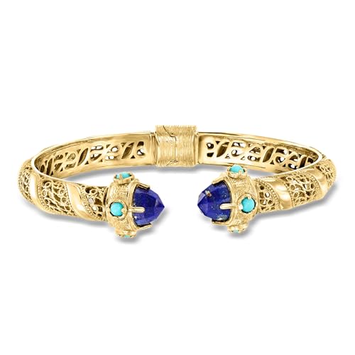 Ross-Simons Lapis and Turquoise Cuff...