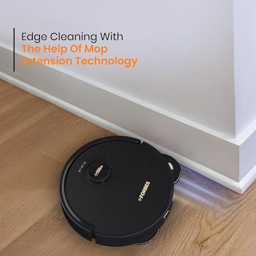 Eureka Forbes SMARTCLEAN Fully Automatic Robotic Vacuum & Mop| Germguard| AI Visual Sensor| Free Forbes Vacuum Cleaner Worth 18200/-| Hot Water Mop Wash & Air Dry| 7000Pa Suction| 50 Days Hands-Free