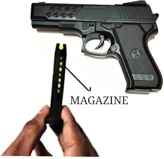 Image of GRAPHENE Pubg Mouser Gun Toy 500 Bullets Air Soft Gun Toy for Kids Boys Long Range Pistol Army Police Guns Military 6mm BB Bullet Not for Kids Below 14 Years Best Gift for Children