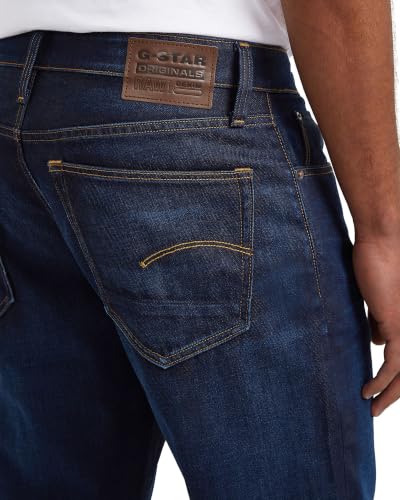 G-STAR RAW Herren 3301 Regular Straight Jeans, Blau (dk Aged 51002-4639-89), 29W / 34L – Ansicht 5