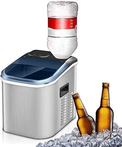 Eismaschinen Für Haus, Eismaschine Automatische Bewegliche Kugel Runde Block-Eis-Würfel-Hersteller-55 Lbs Eis In 24 Stunden Für Kleine Bar Café