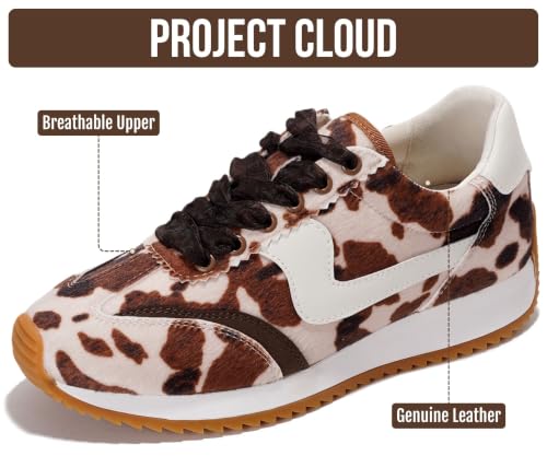 Image of Project Cloud Fashion Sneakers for Women 2026 - Lightweight Lace-Up Shoes for Women with Memory Foam Insoles - Trendy Womens Shoes - Non-Slip, Comfortable Womens Sneakers (Madison)