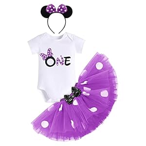 FYMNSI Peuters Baby meisje 1/2/1e / 2e / 3e verjaardagstaart Smash Outfit Polka Dot Tutu Set Katoen Romper/T-shirt + rok…