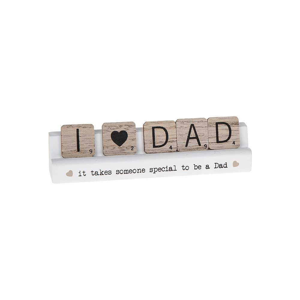Love KatesScrabble Sentiments Dad Someone Special Wooden Scrabble Table Plaque Gift 310251