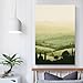 A Simple Vector Illustration Of Rolling Hills With Trees Livingroom Bedroom Bathroom Office Decor Poster Canvas Prints Wall Art2 Canvas Art Poster And Wall Art Picture Print Modern Family Bedroom Deco
