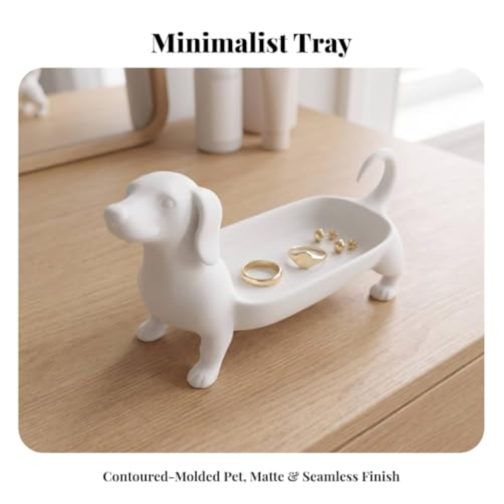 Animal-Inspired Dachshund Storage Tray