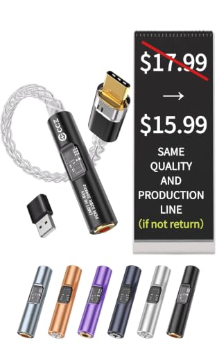 2026 Latest USB C DAC Audio Adapter with Headphone...