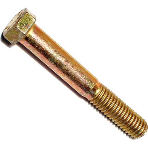 Image of Hard-to-Find Fastener Grade 8 Hex Cap Coarse Large Bolts, Bulk Pack, Steel Hex Bolts for Construction, Home Improvement, 7 /16-14 x 3, Pack of 25