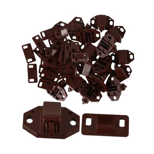 Federriegel für Schranktüren, je 20 Stück, leichtgängiges Schließen und Öffnen, einfache Installation, Kugelschnäpper für Schränke und Möbel, 3 Sets