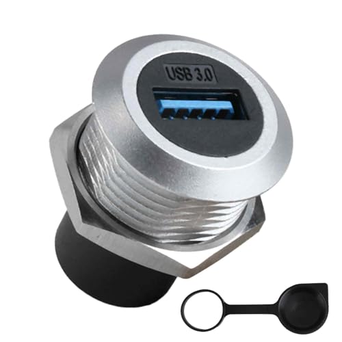Installazione semplice : Spina standard USB 3.0 per installazioni di montaggio a pannello, accoppiatore USB femmina a campo femminile, nessuna saldatura, nessun attrezzo di installazione. Si adatta a una varietà di ambienti difficili, acidi, alcali, ossidazione e così via. Garantire la stabilità del flusso