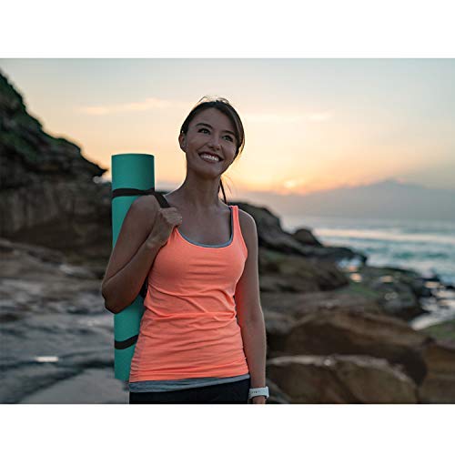 TOPLUS Yoga Mat, Body Alignment System, Extra Large Eco Friendly Non-Slip Exercise & Fitness Mat with Carrying Strap, Workout Mat for All Type of Yoga, Pilates and Floor Exercises