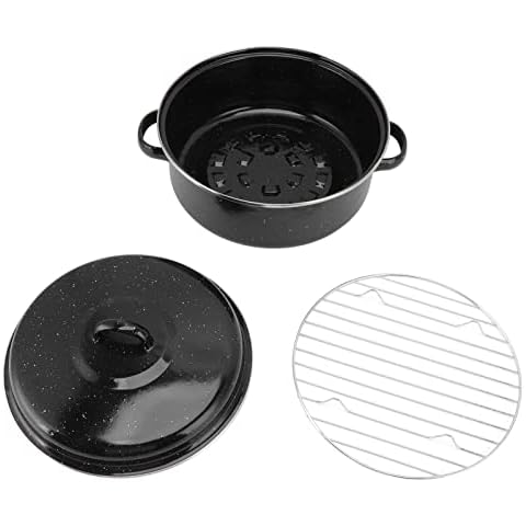 PerGar Non-Stick Roasting Pan with Lid Cover