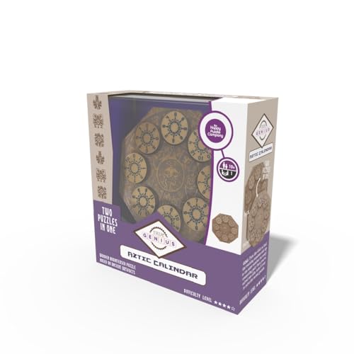 True Genius Puzzle Calendrier aztèque Brain Teaser