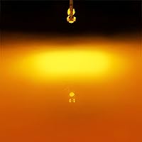 Vista 2 de AUXLIGHT Bombilla LED Ámbar Amarilla T5 37 74 2721 PC74 PC37, Chips 3030 Super Brillantes de 12 Voltios, Reemplazos, para Interior, Cúpula, Mapa