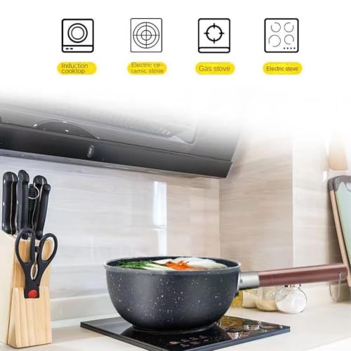 Olla de cocina pequeña para desayunos rápidos y cenas de sopa en placas de inducción 6