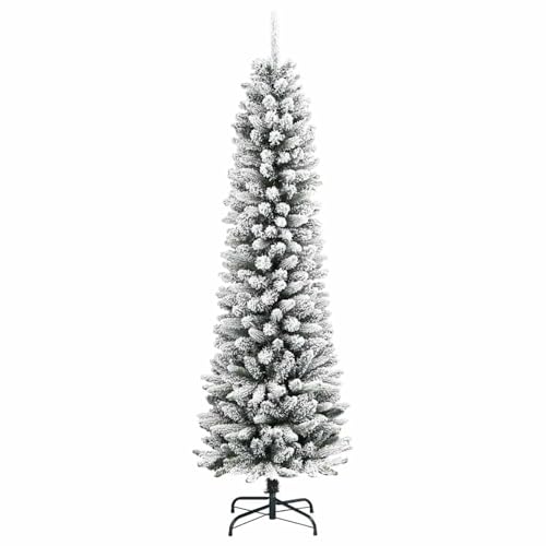 Árbol de Navidad Artificial Moderno Gecheer Sin Caída de Hojas con LED 180cm 6