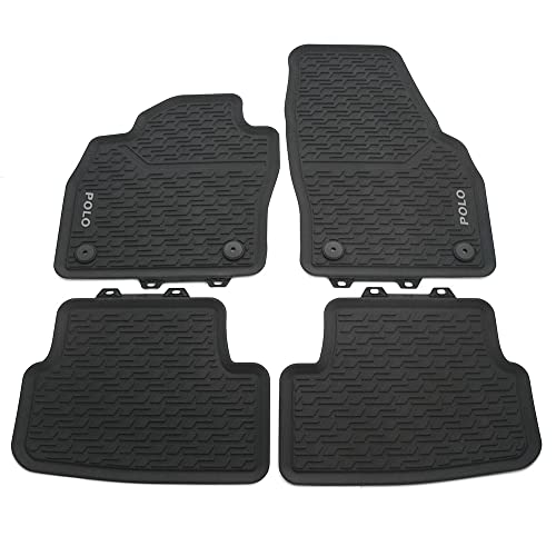 Volkswagen 2G106150082V Set de Tapis Tous Temps Avant/Arrière Noir Titane