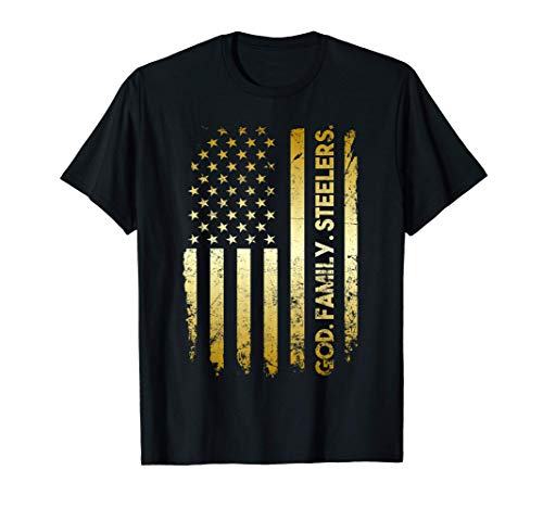 God Family Steelers Pro Us Flag Shirt Father's Day Dad Gift T-Shirt God Family Steelers Pro Us Flag Shirt Father's Day Dad Gift T-Shirt
