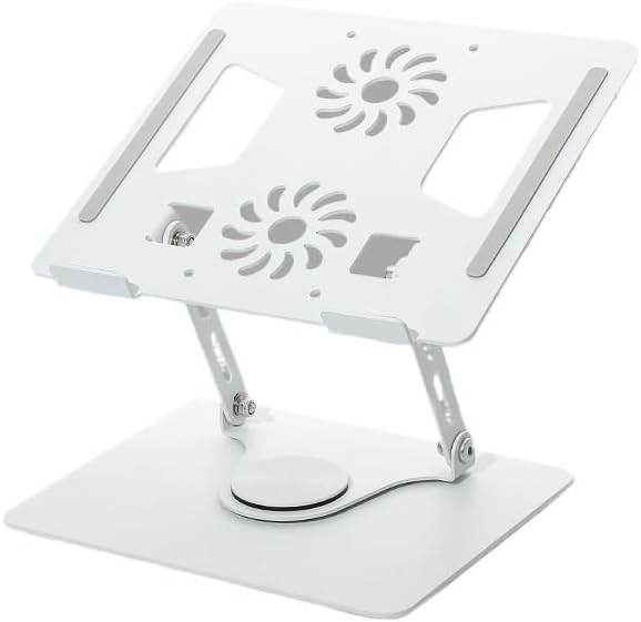Aluminum Alloy Book Stand 360° Rotation Reading Rack Raised Lowered Holder