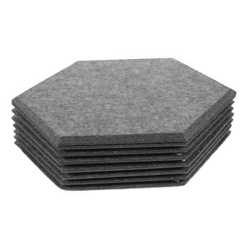 8 piezas Paneles Acústicos de Fieltro para Absorción de Sonido para Mejorar el Aislamiento Acústico en Teatros Estudios y Oficinas Profundos miniatura 7