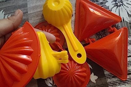 SPARSHMART Kitchen Mould Set | Perfect Half-Moon, Triangle, and Round Shape Snack Maker 1