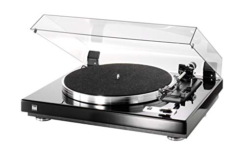 Platine vinyle Dual CS 460 tourne-disques automatique noir vernis et argent