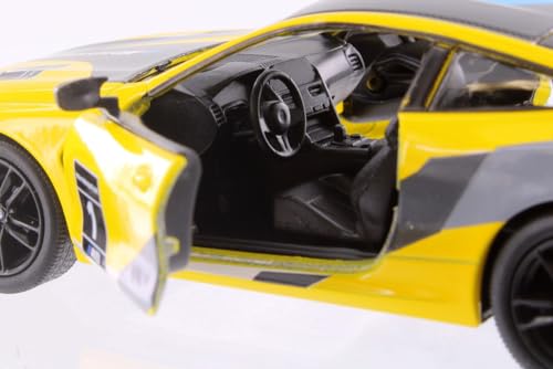 Easy Toys BMW M8 Racing Model Car, 1:36 Scale, Yellow, Adults, Unisex, Car Enthusiasts, M8 Yellow, 1:38 - Image 2