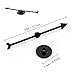 Lohoee Arrow Spinners Board Game Spinner Arrow Toys for Classroom School Party Home Party Supplies (100Pcs,10Cm/4 Inch,Black)