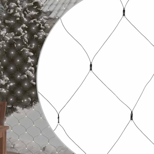 Générique Filet Lumineux Blanc Froid de Noël 3x2 m 204 LED Int/extérieur,Maison & Jardin,Luminaires,Guirlandes & Cordons Lumineux,Blanc,0.66 KG,328772