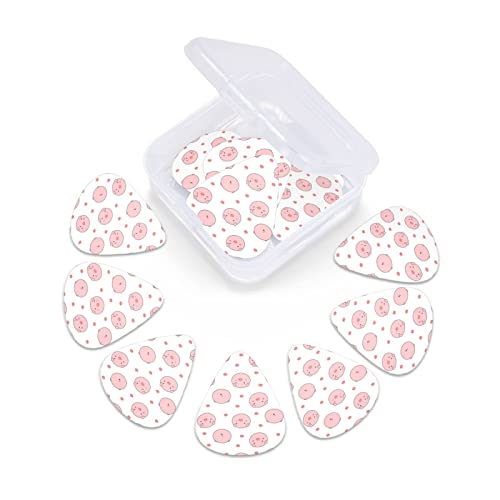 Ensemble de 12 médiators de guitare Powder Pig pour guitare acoustique, guitare électrique, contrebasse, ukulélé - Les Beatles, Paul McCartney, John Lennon, RIngo Starr, George Harrison Ensemble de 12 médiators de guitare Powder Pig pour guitare acoustique, guitare électrique, contrebasse, ukulélé – Image 7